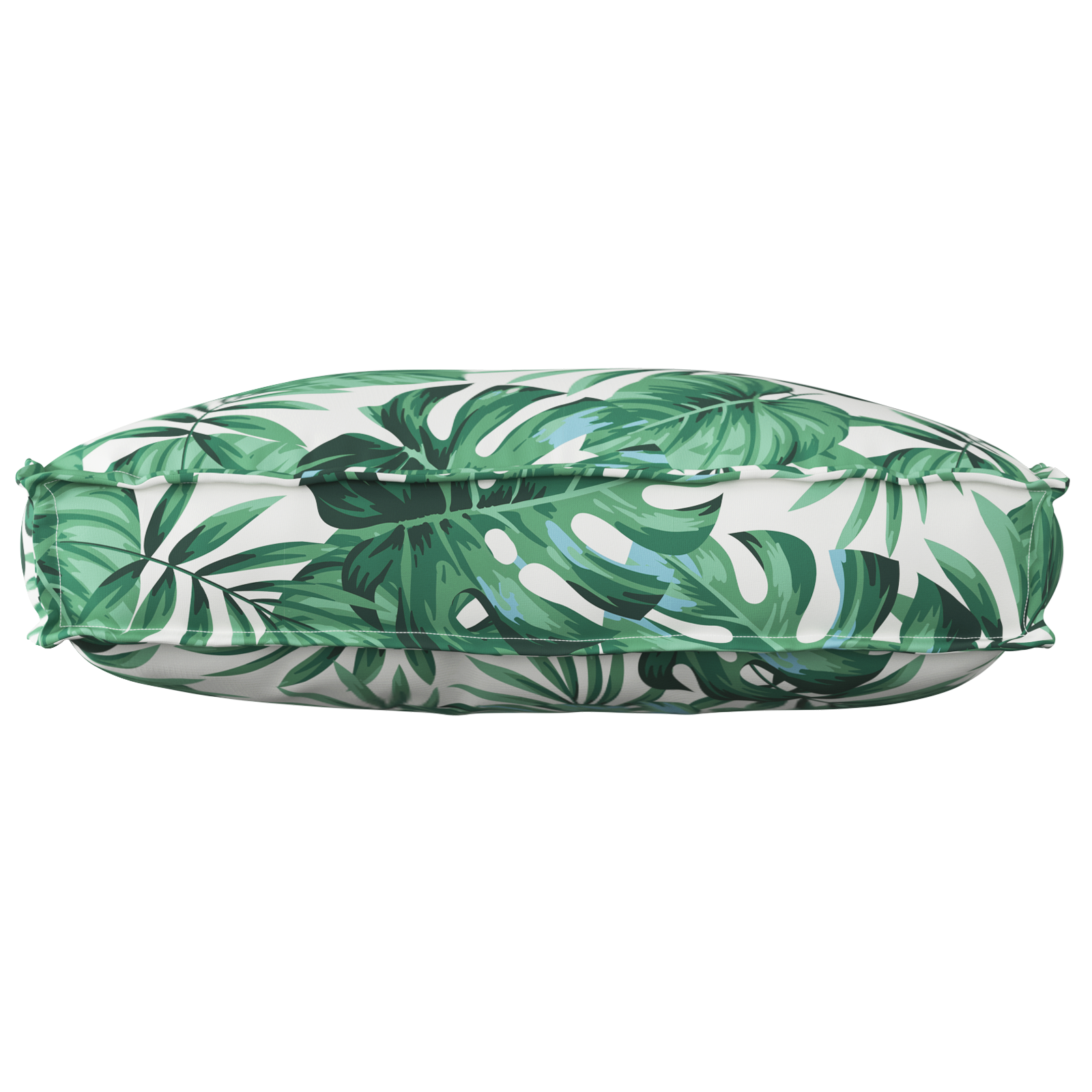 Cuscino per Pallet per Schienale Motivo Foglia 70x40x12 cm Tessuto Oxford