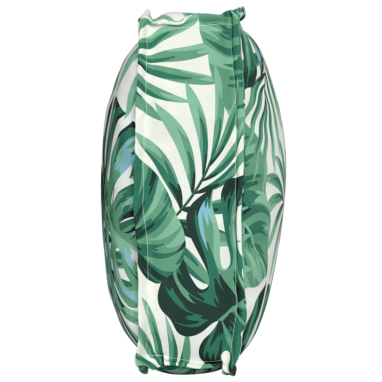 Cuscino per Pallet per Schienale Motivo Foglia 70x40x12 cm Tessuto Oxford