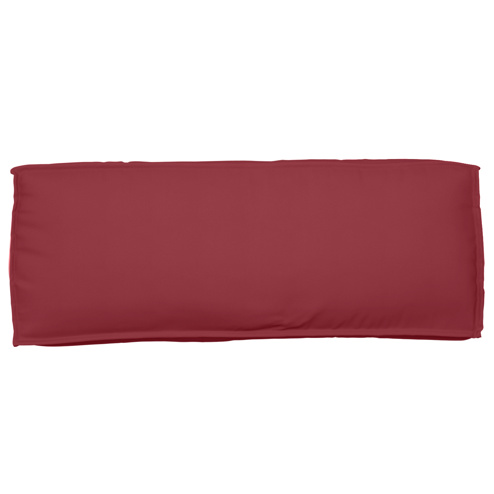 Cuscino per pallet con schienale rosso vino 120x40x12 cm tessuto Oxford