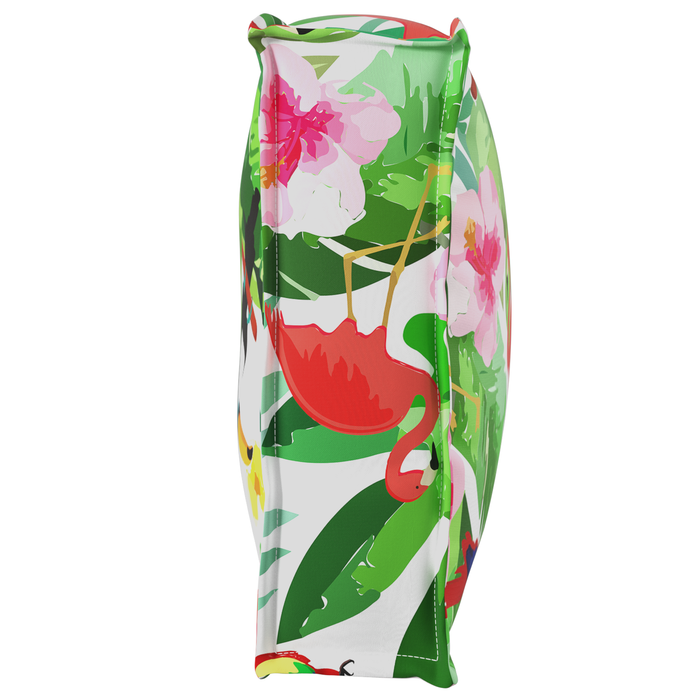 Cuscino per schienale giungla tropicale 120x40x12 cm tessuto Oxford