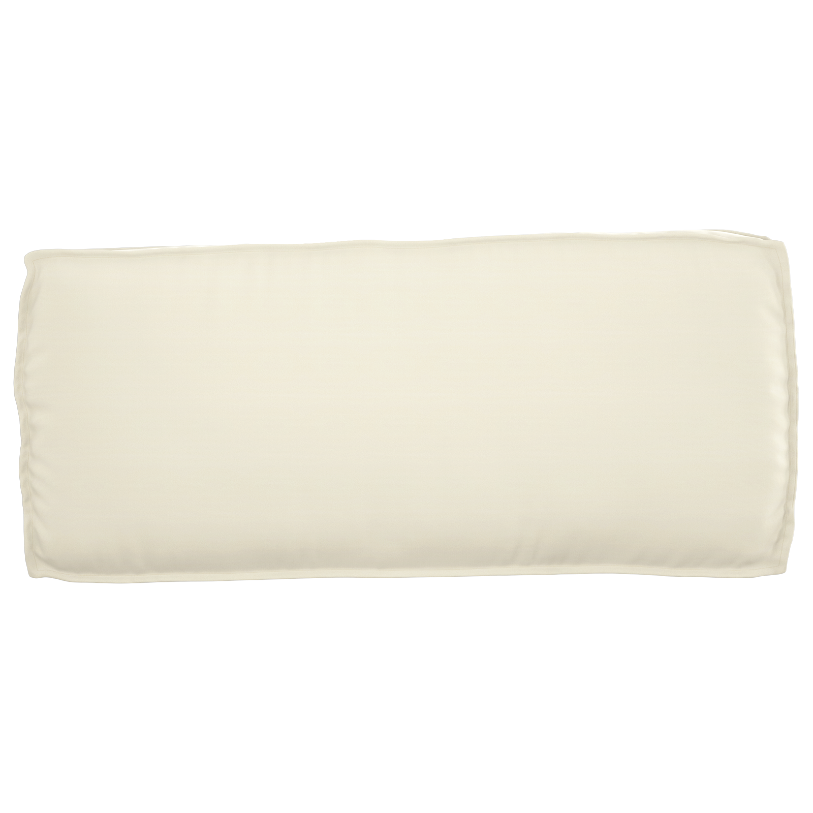 Cuscino per pallet per seduta/schienale Panna 120x50x12 cm Tessuto oxford