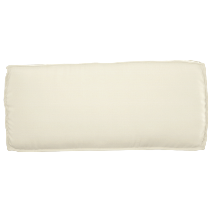 Cuscino per pallet per seduta/schienale Panna 120x50x12 cm Tessuto oxford