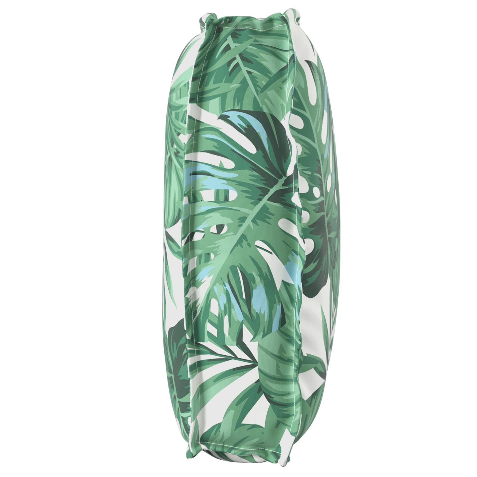 Cuscino per Pallet di per Seduta/Schiena Motivo Foglia 120x50x12 cm Tessuto Oxford