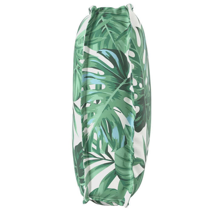 Cuscino per Pallet di per Seduta/Schiena Motivo Foglia 120x50x12 cm Tessuto Oxford