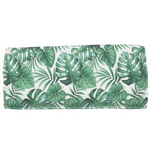 Cuscino per Pallet di per Seduta/Schiena Motivo Foglia 120x50x12 cm Tessuto Oxford