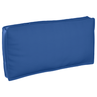 Cuscino per Palette/Schienale Blu Reale 120x60x12 cm Tessuto Oxford