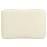 Cuscino per pallet da seduta crema 120x80x12 cm in tessuto Oxford