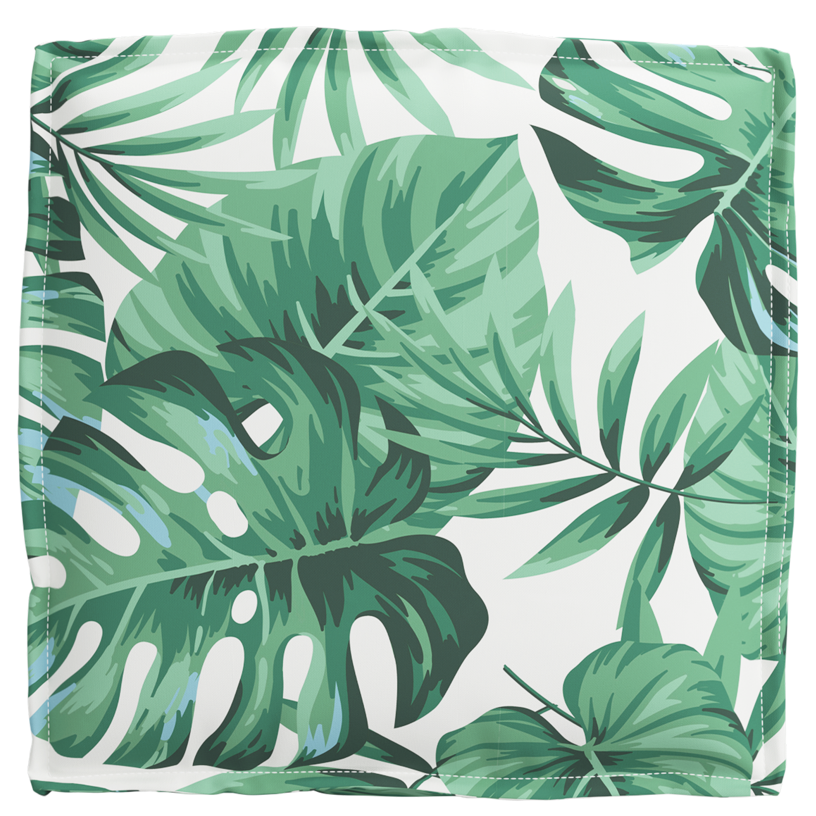 Cuscini per Pallet per Seduta 2 pezzi Motivo Foglia 40x40x8 cm Tessuto Oxford