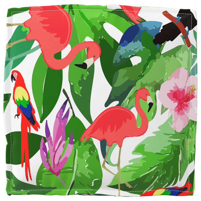 Cuscini per pallet set di 4 giungla tropicale 40x40x8 cm