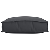 Cuscini per pallet per seduta 6 pezzi Nero 40x40x8 cm Tessuto Oxford