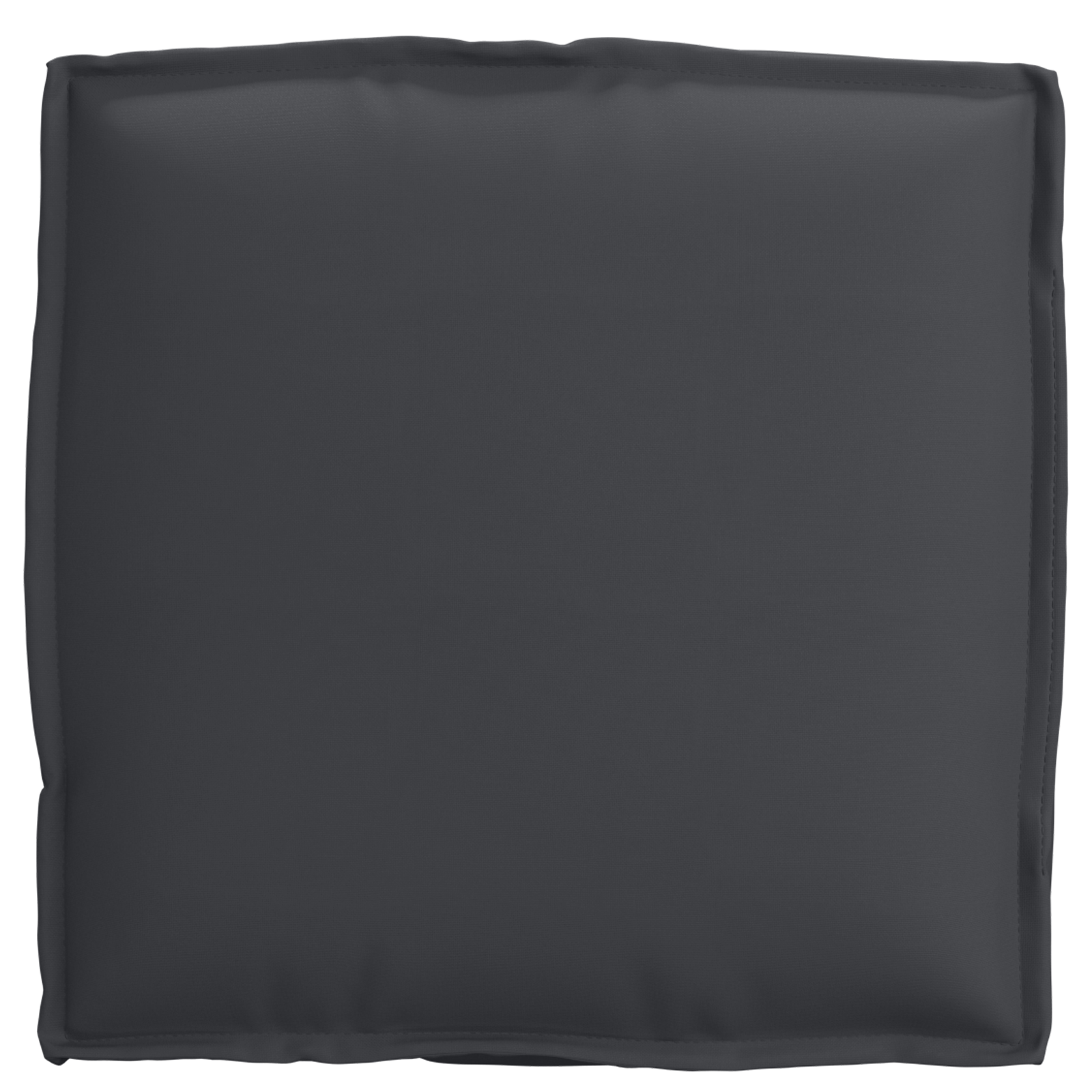 Cuscini per pallet per seduta 6 pezzi Nero 40x40x8 cm Tessuto Oxford
