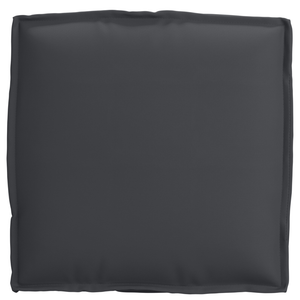 Cuscini per pallet per seduta 6 pezzi Nero 40x40x8 cm Tessuto Oxford