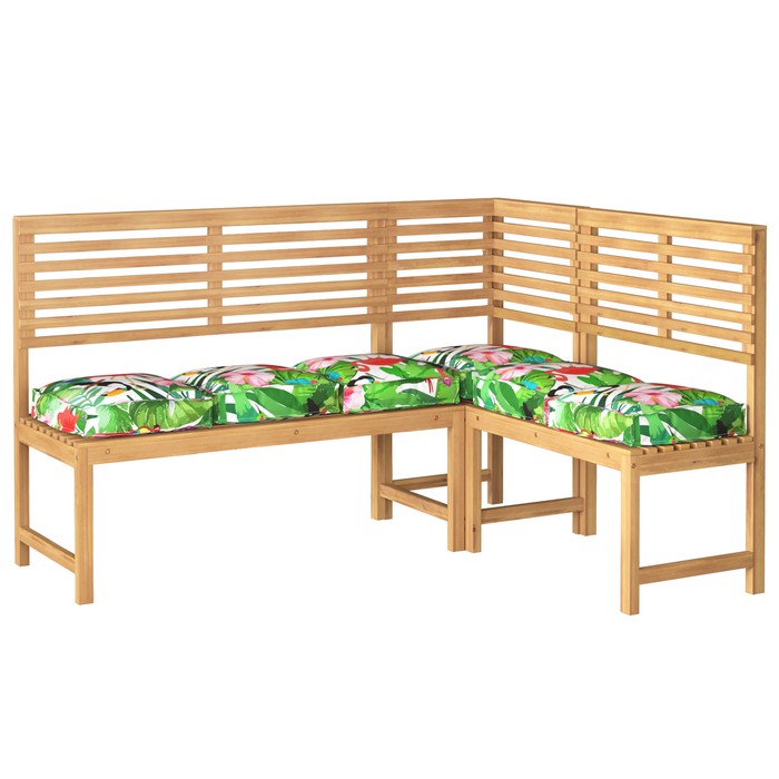 Cuscini per pallet per seduta 6 pezzi Giungla Tropicale 40x40x8 cm Tessuto Oxford