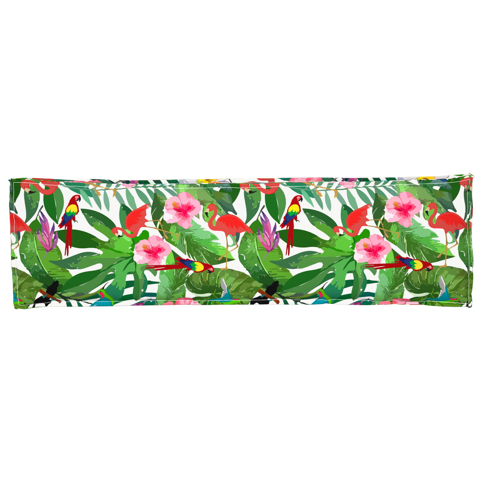 Cuscino per panchina Giungla Tropicale 140x40x8 cm Tessuto Oxford