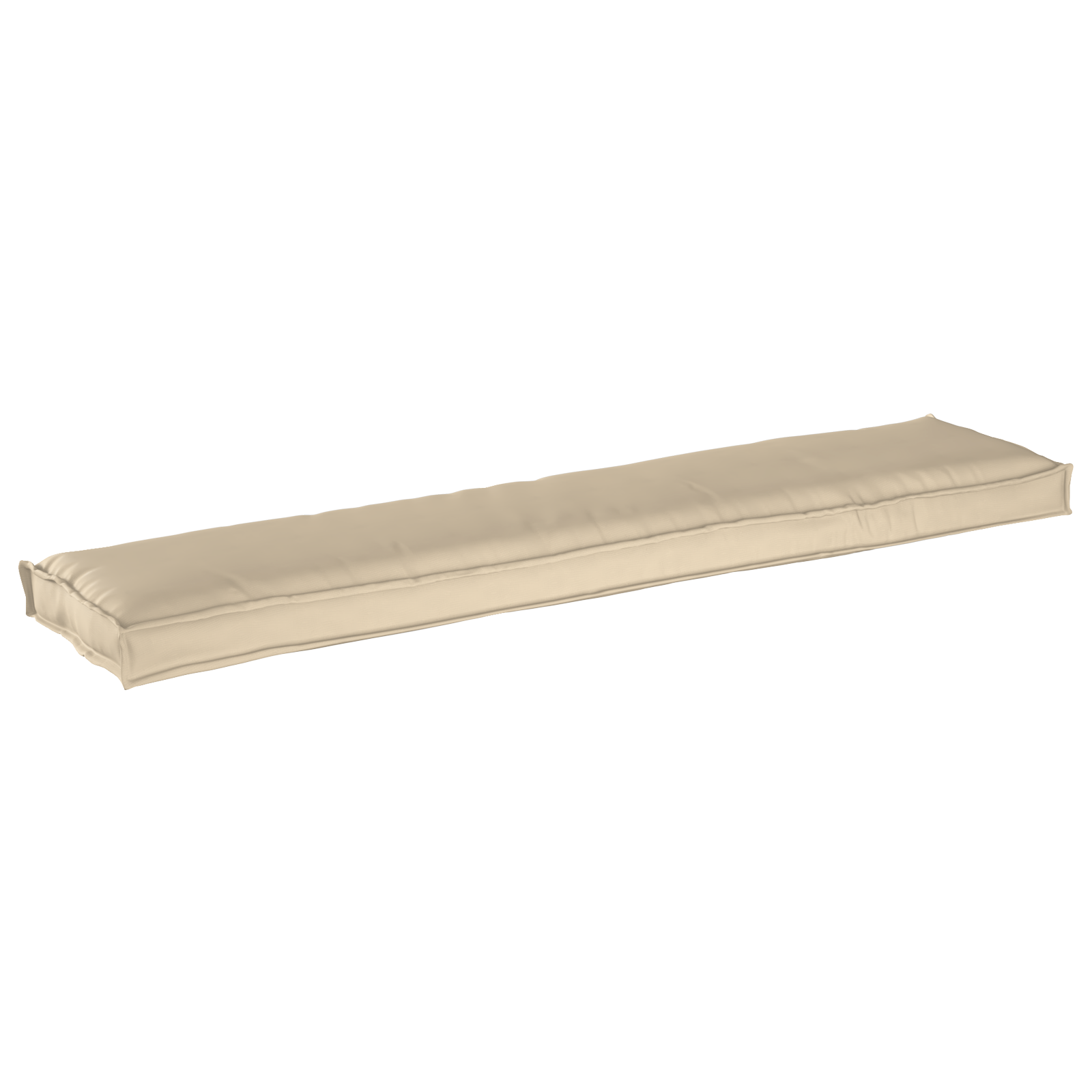 Cuscino per Pallet per Panchina Beige 180x40x8 cm Tessuto Oxford