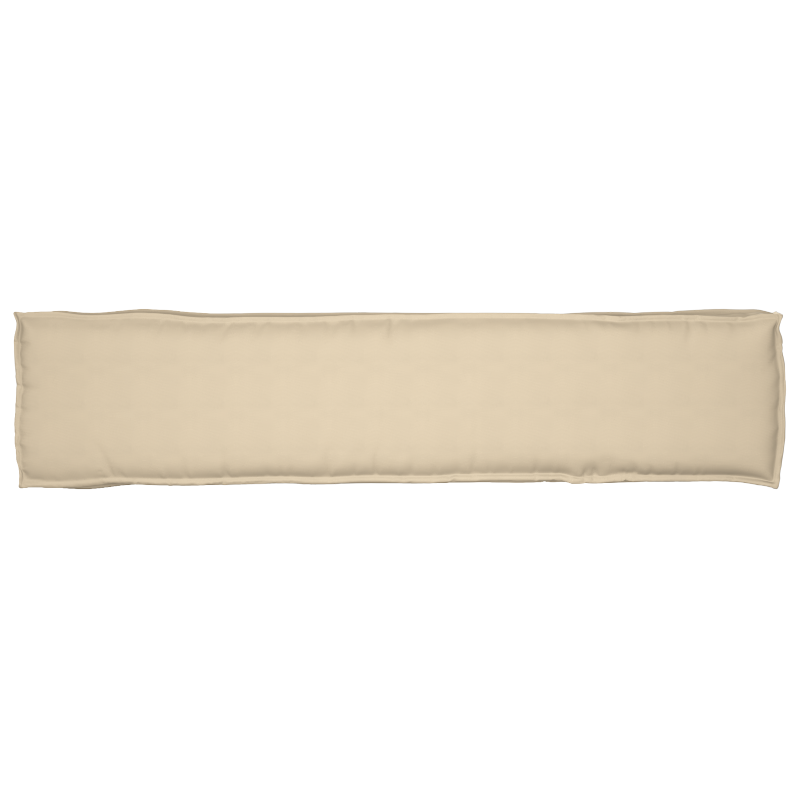 Cuscino per Pallet per Panchina Beige 180x40x8 cm Tessuto Oxford