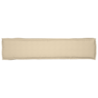 Cuscino per Pallet per Panchina Beige 180x40x8 cm Tessuto Oxford