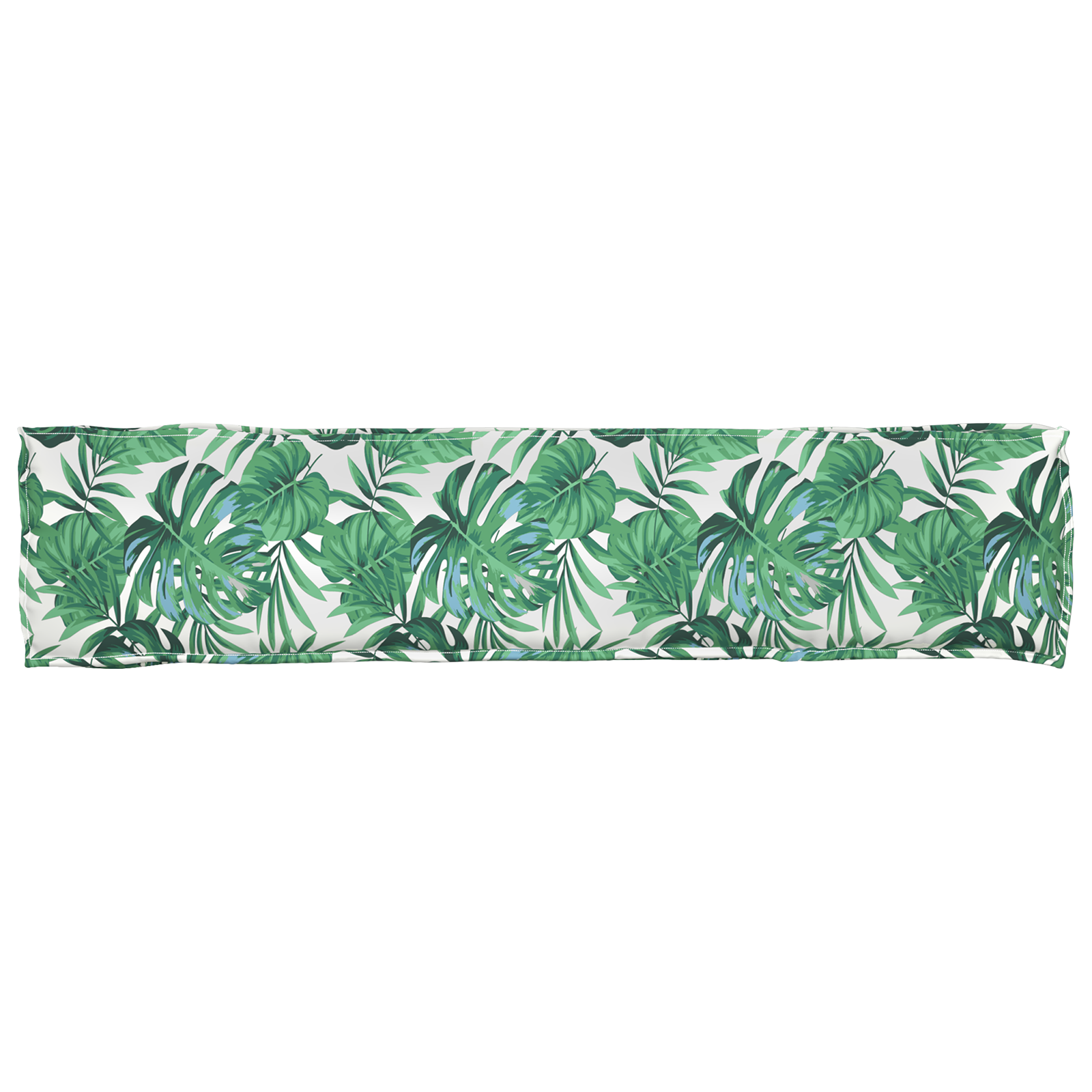 Cuscino per Pallet per Panchina Fantasia a Foglia 180x40x8 cm Tessuto Oxford