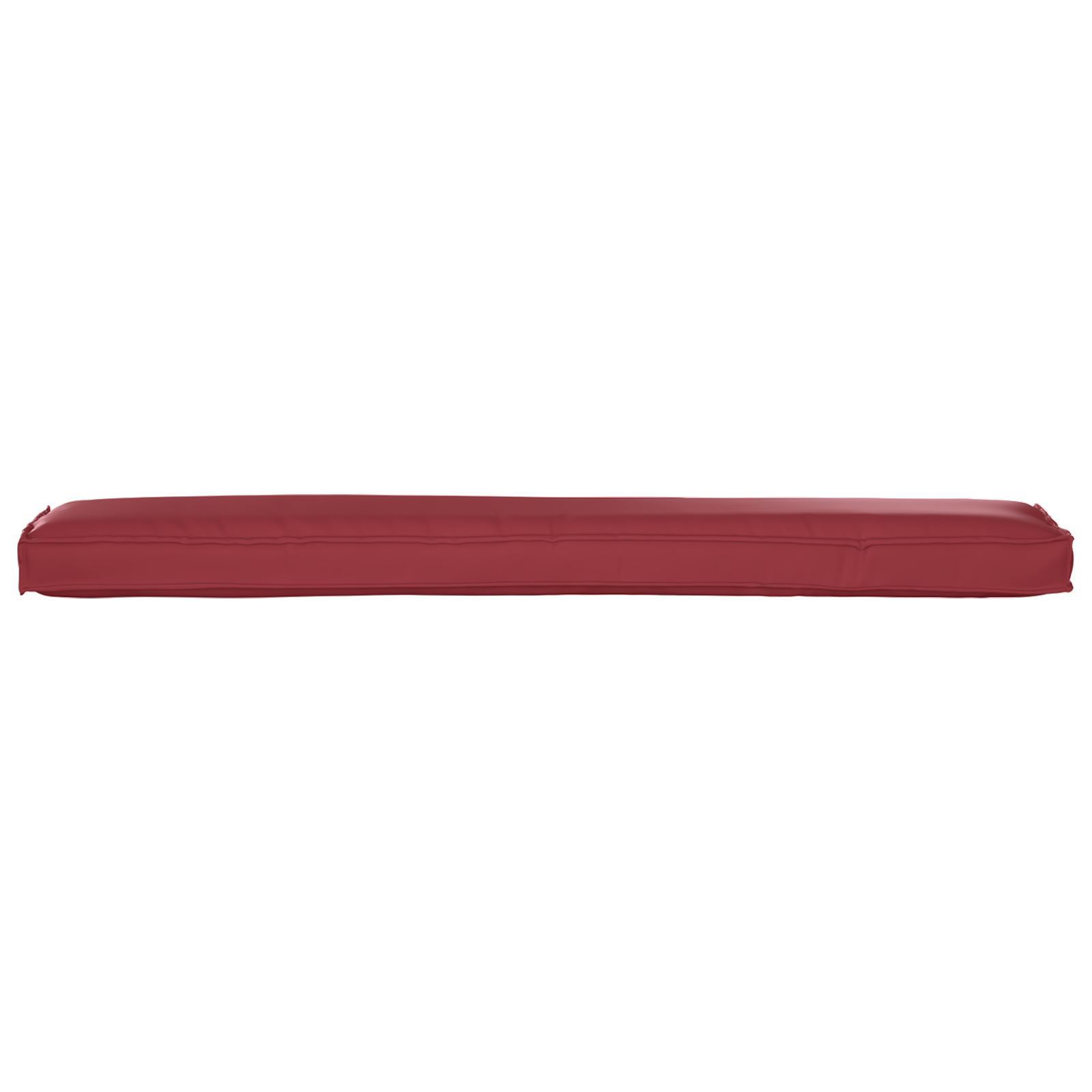 Cuscino per panca Rosso vino 200x40x8 cm Tessuto Oxford