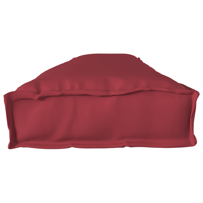 Cuscino per panca Rosso vino 200x40x8 cm Tessuto Oxford
