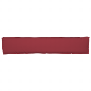 Cuscino per panca Rosso vino 200x40x8 cm Tessuto Oxford