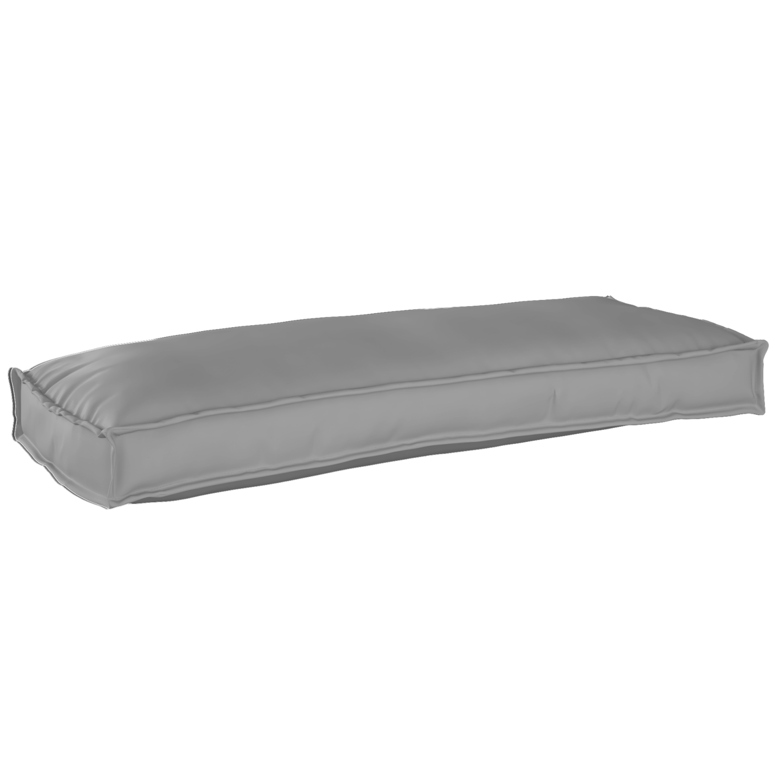 Cuscini per panchina 2 pcs Grigio 100x40x8 cm Tessuto Oxford