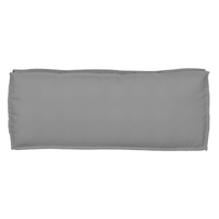 Cuscini per panchina 2 pcs Grigio 100x40x8 cm Tessuto Oxford