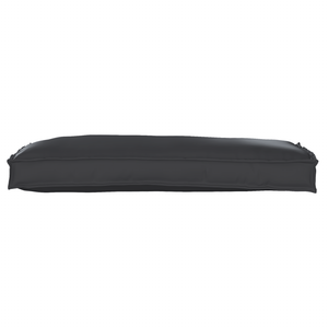 Cuscini per Panca 2 pcs Nero 100x40x8 cm Tessuto Oxford