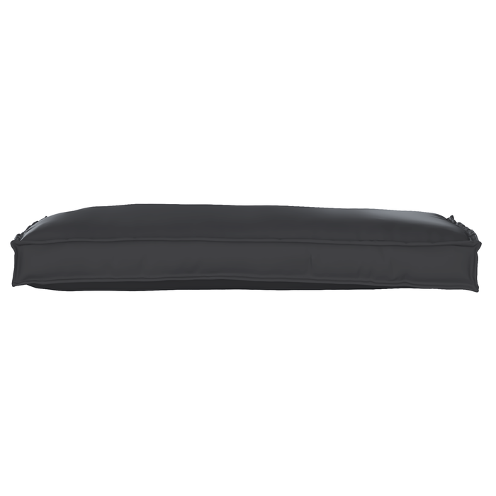 Cuscini per Panca 2 pcs Nero 100x40x8 cm Tessuto Oxford