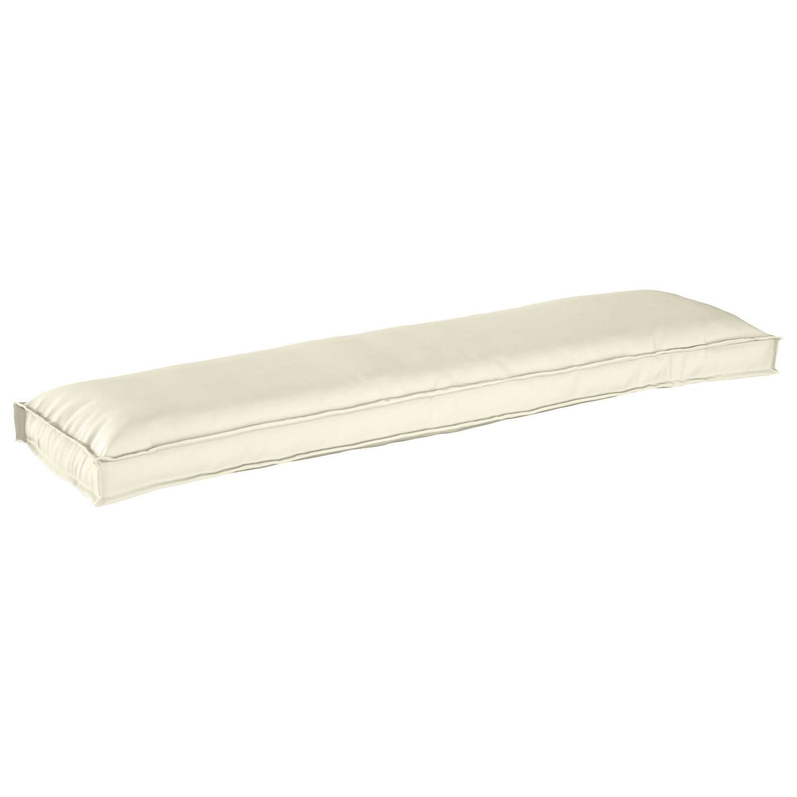 Cuscini per panca 2 pz Crema 150x40x8 cm Tessuto Oxford