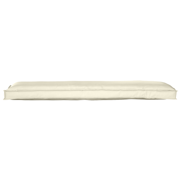 Cuscini per panca 2 pz Crema 150x40x8 cm Tessuto Oxford