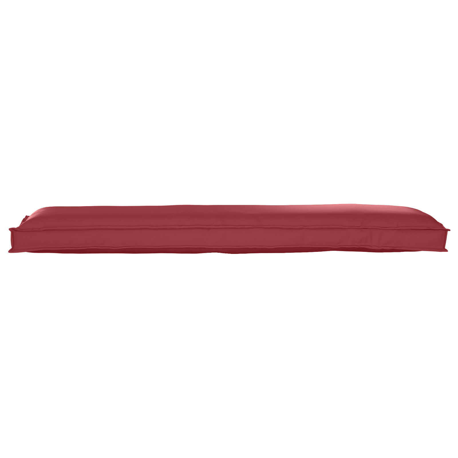 Cuscini per panchina 2 pezzi Rosso vino 150x40x8 cm Tessuto Oxford