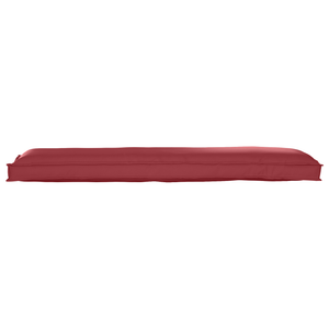 Cuscini per panchina 2 pezzi Rosso vino 150x40x8 cm Tessuto Oxford