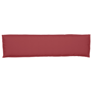 Cuscini per panchina 2 pezzi Rosso vino 150x40x8 cm Tessuto Oxford