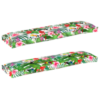 Cuscini per Pallet per Panchina 2 pz Giungla Tropicale 150x40x8 cm Tessuto Oxford