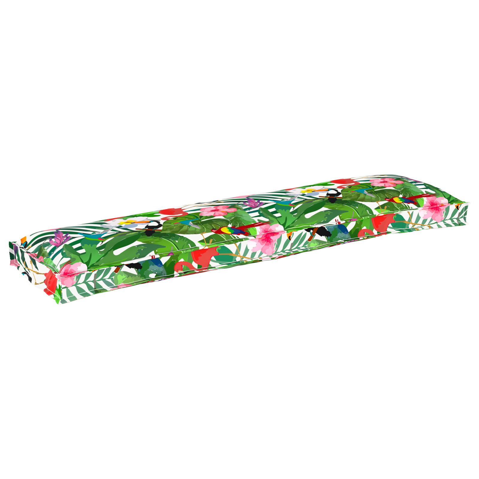 Cuscini per Pallet per Panchina 2 pz Giungla Tropicale 150x40x8 cm Tessuto Oxford