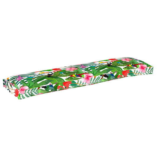 Cuscini per Pallet per Panchina 2 pz Giungla Tropicale 150x40x8 cm Tessuto Oxford