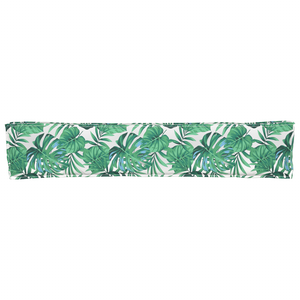 Cuscini per Pallet per Panchina 2 pz Motivo Foglia 200x40x8 cm Tessuto Oxford