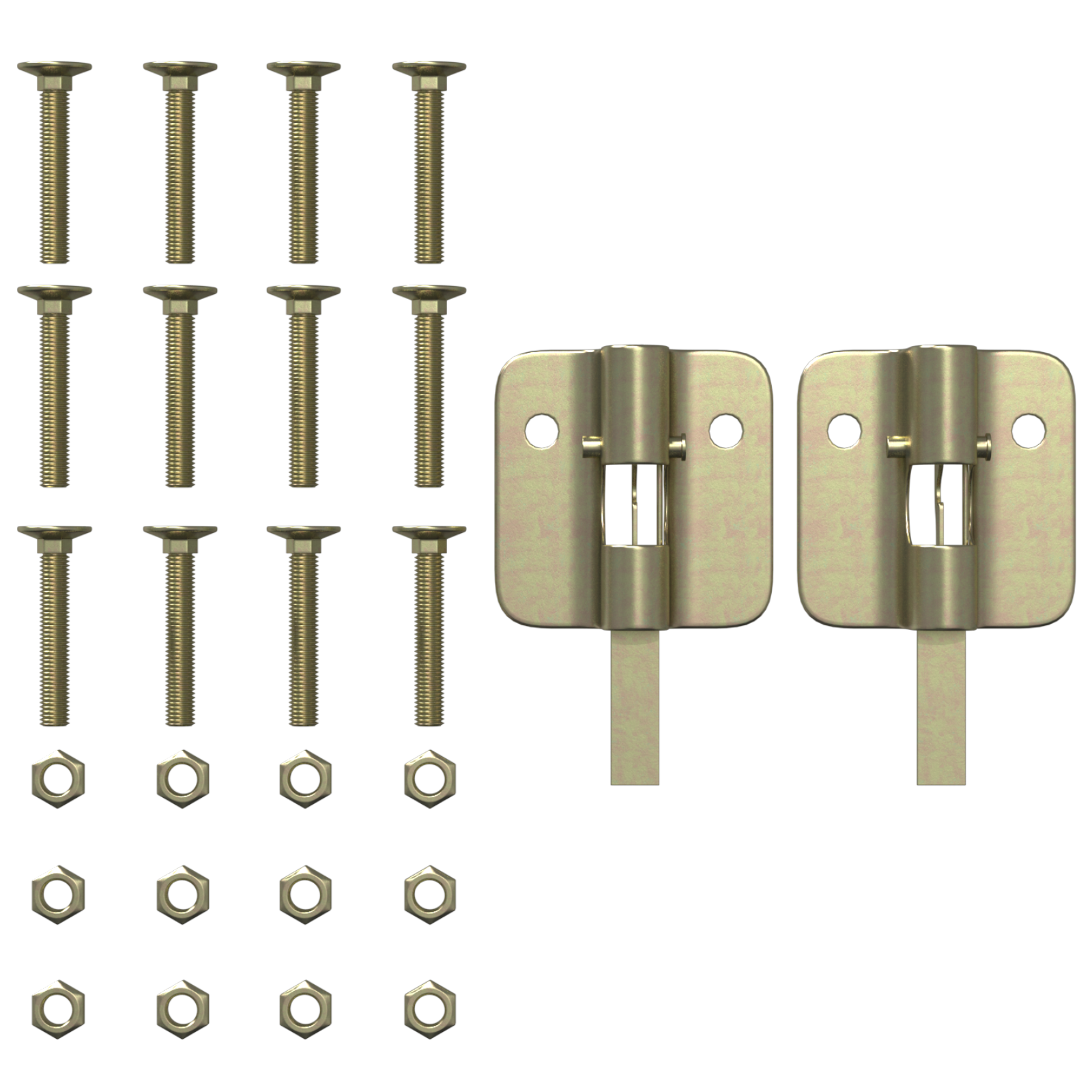 Gambe per tavolo da birra 2 pezzi Pieghevoli in Acciaio Nero Rivestito in Polvere