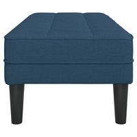 Panchina  Blu 113x57x39 cm in Tessuto