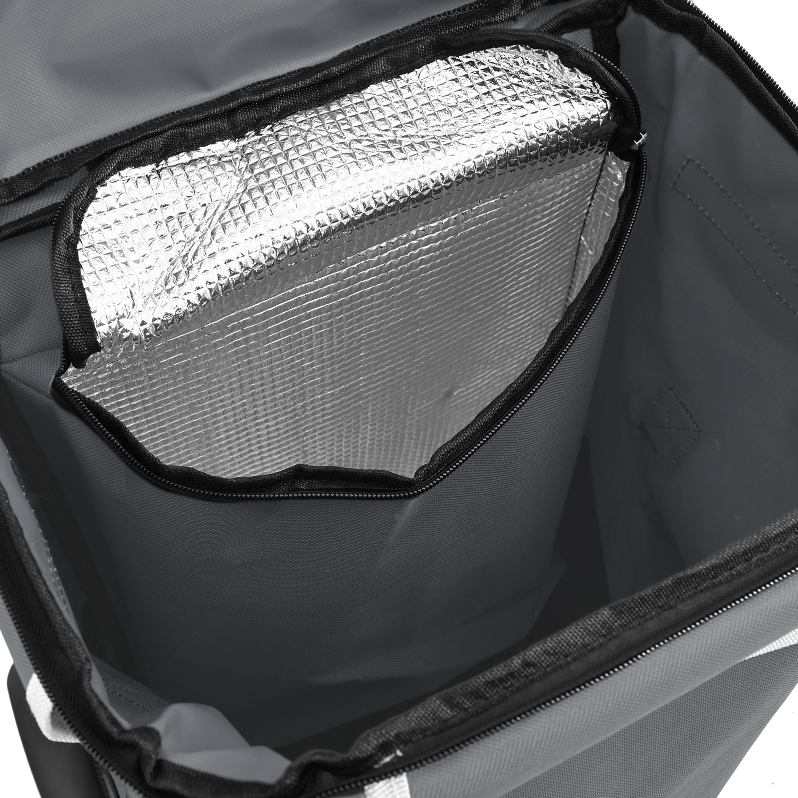 Carrello della spesa  con ruote e manico regolabile Grigio 40 L