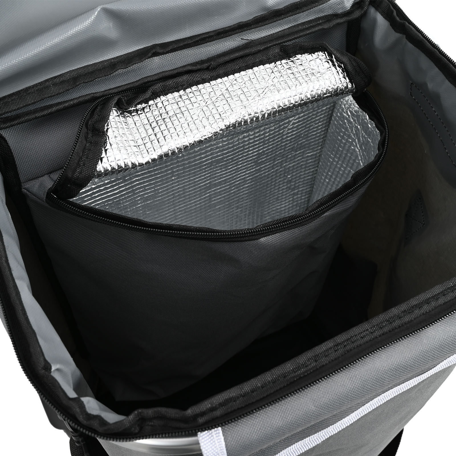 Carrello da shopping  con ruote e manico regolabile grigio 40 L