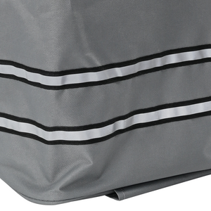 Carrello da shopping  con ruote e manico regolabile grigio 40 L