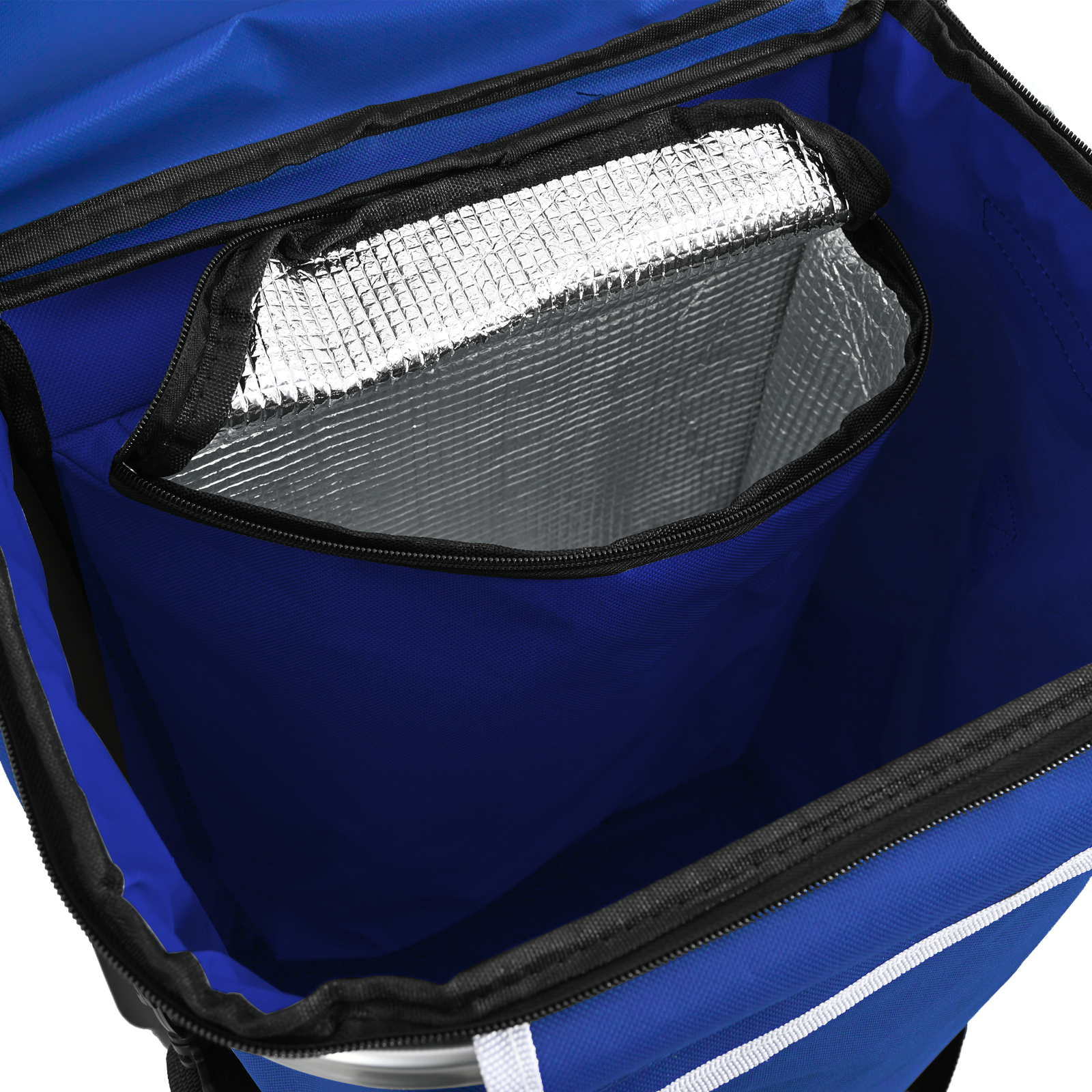 Carrello della spesa  con ruote e manico regolabile Blu 40 L