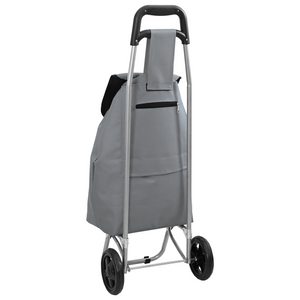 Carrello della Spesa  con Ruote Grigio 35 L