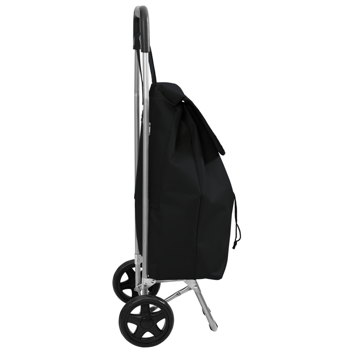 Carrello della Spesa  con Ruote Nero 35 L