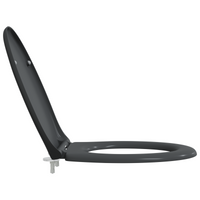 Sedile del WC a rilascio rapido con chiusura morbida Duroplast Antracite