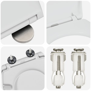 Sedile del Water con Chiusura Morbida Duroplast Bianco