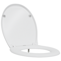 Sedile del Water con Chiusura Morbida Duroplast Bianco