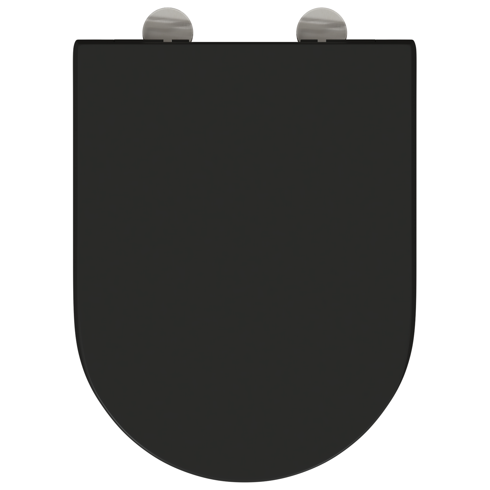 Sedile WC con Rilascio Rapido e Chiusura Morbida Duroplast Nero di